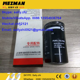Bagian mesin shangchai baru, filter bahan bakar D638-002-02+B untuk mesin shangchai C6121