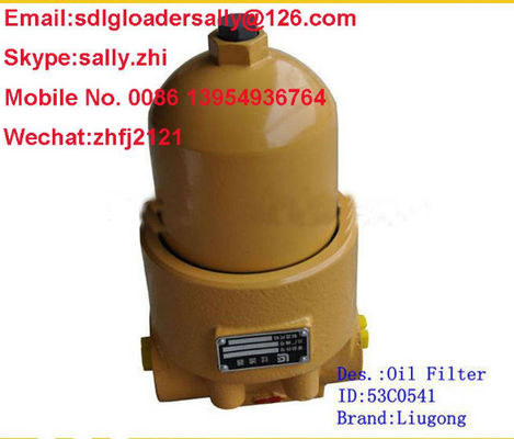 Filter Minyak Hidraulik asli, 53C0541, suku cadang untuk pengisi roda liugong