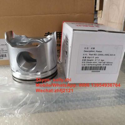 Piston asli C05AL-05AL502+A untuk mesin shangchai SC11CB220G2B1, bagian utama mesin shangchai untuk wheel loader LG958