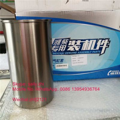 Original weichai silinder liner 612630010015, suku cadang untuk mesin diesel WD10G220E21 untuk dijual